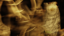 Dynamic blur-scops owl